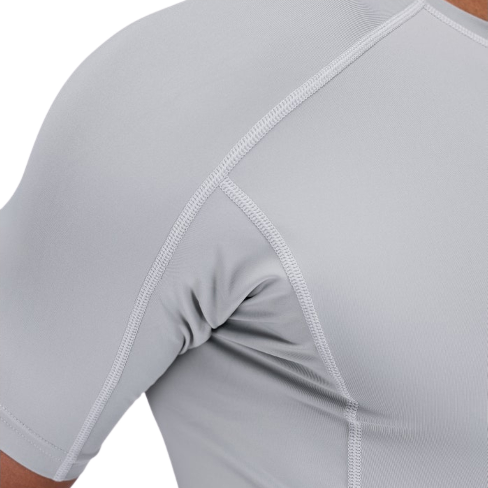 2026 Zhik Mens Eco Spandex LT Short Sleeve Baselayer Top DTP-0167-M-PLT - Platinum